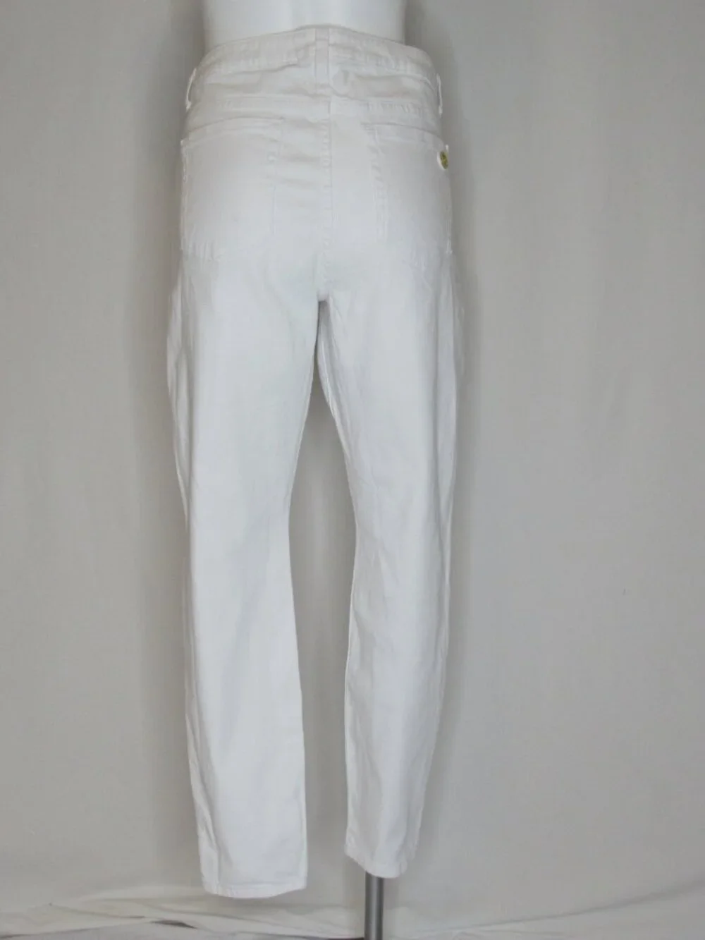 Michael Kors White Denim IZZY SKINNY Jeans 30